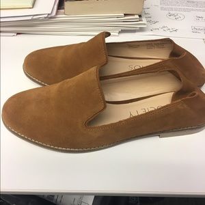 Deconstructed loafer - cognac