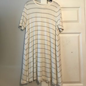ann taylor loft tshirt dress
