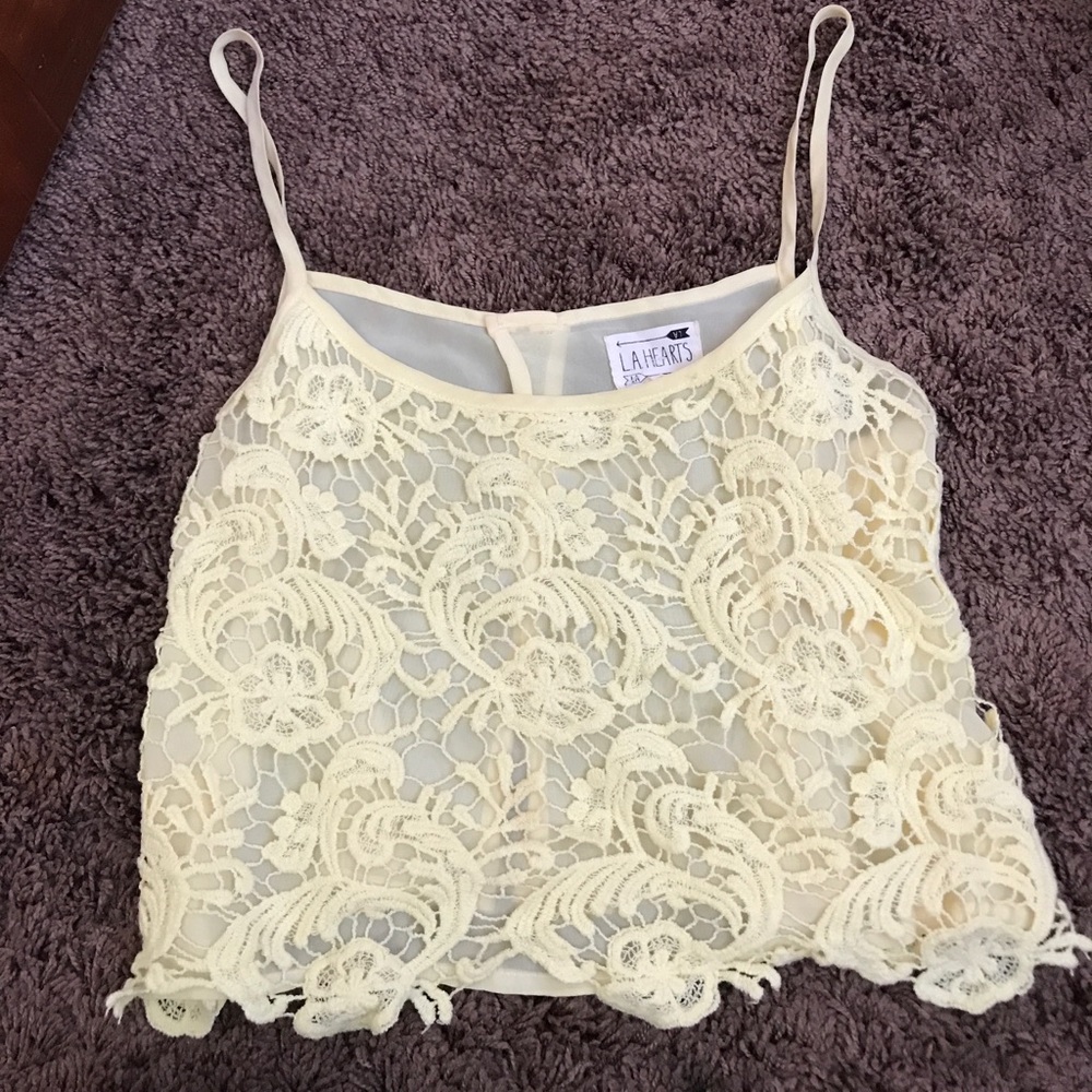 L.A. Hearts Cropped Tank Top