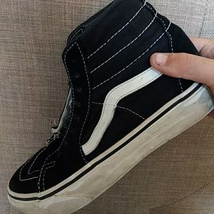 Black high top vans