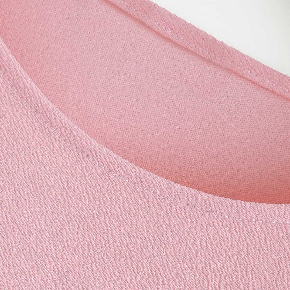 🆕HP🏆XL.➕Ruffle 3/4 sleeve Pink Top - Picture 2 of 4