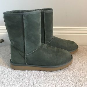 Hunter green UGGs