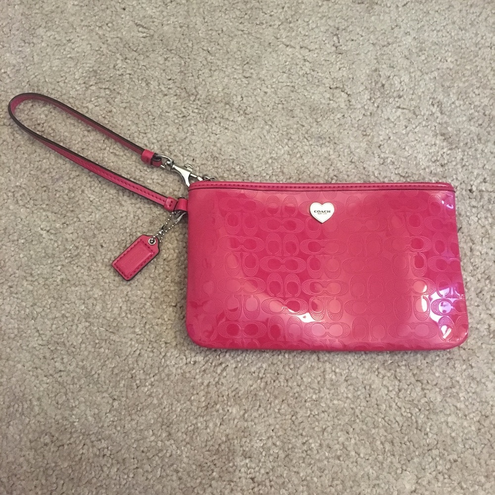 Coach Pink Wristlet