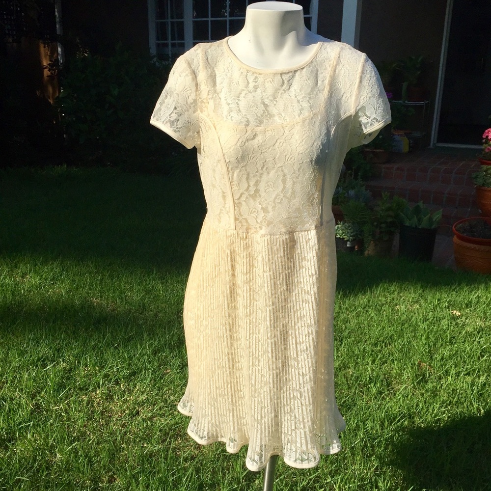TOPSHOP Ron Herman lace dress - Picture 1 of 9