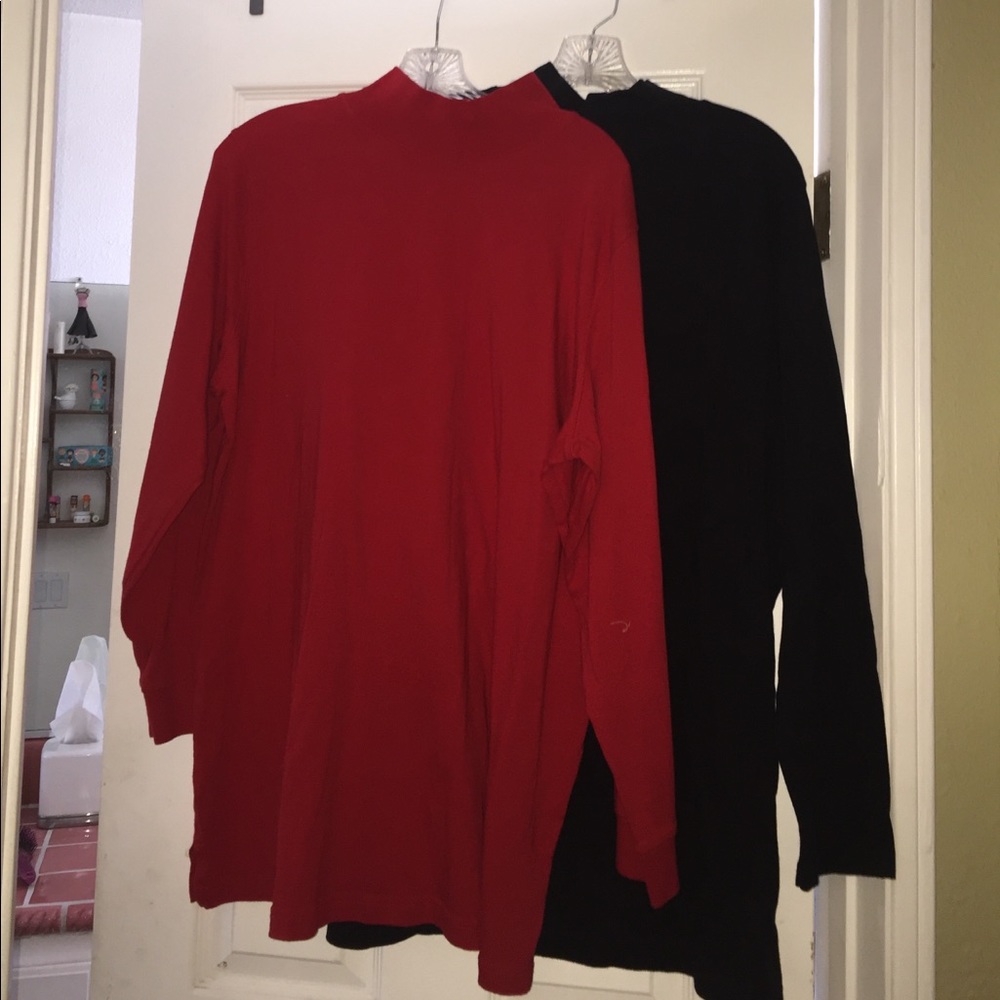 Two turtlenecks