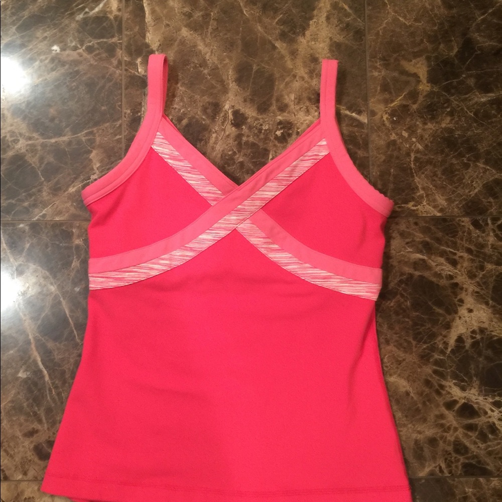 Lululemon wrap strap pink yoga sz 6