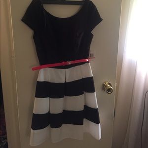 Black and white dress