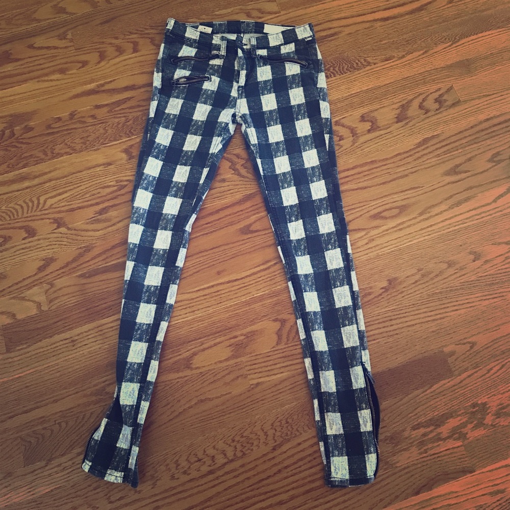 Rag&Bone checkered jeans