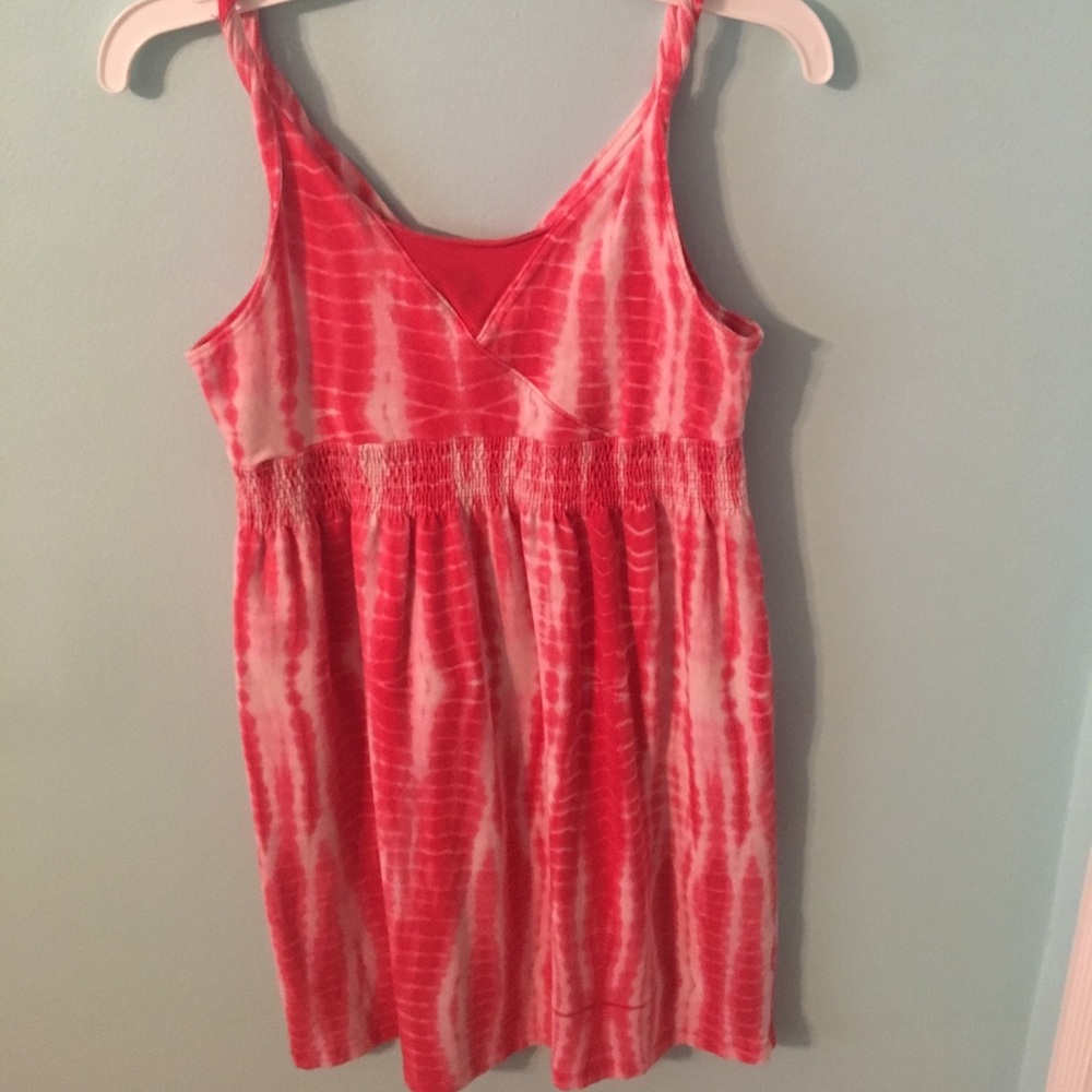 Casual tie-dye dress