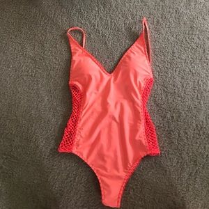 Hollister crochet one piece