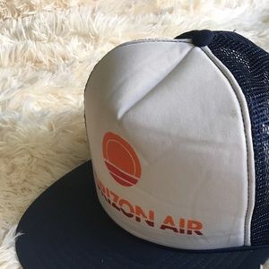 Vintage Horizon Alaska Air Blue Mesh SnapBack Hat