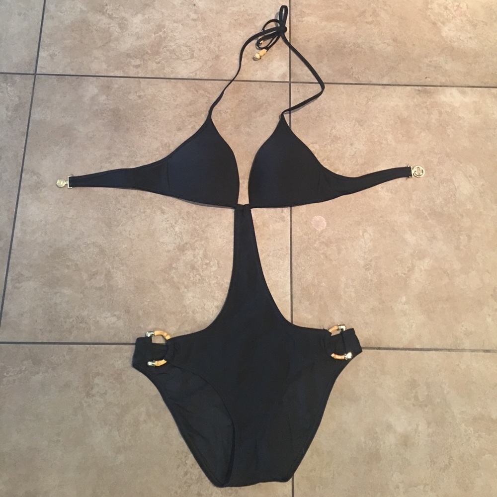 Black Victoria's Secret Monokini size M