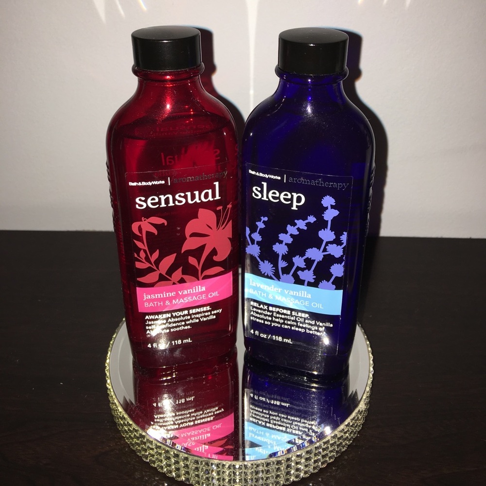 Bath and Body Works Massage Oil Bundle