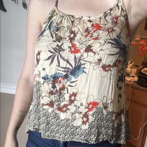 Francesca's floral detail tank top