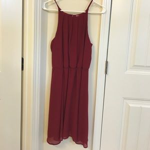 Miami Red Flowy Dress