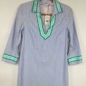 Seersucker vineyard vines dress