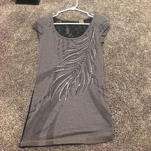 Miss me black & grey shirt