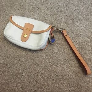 Dooney and Bourne White Wristlet
