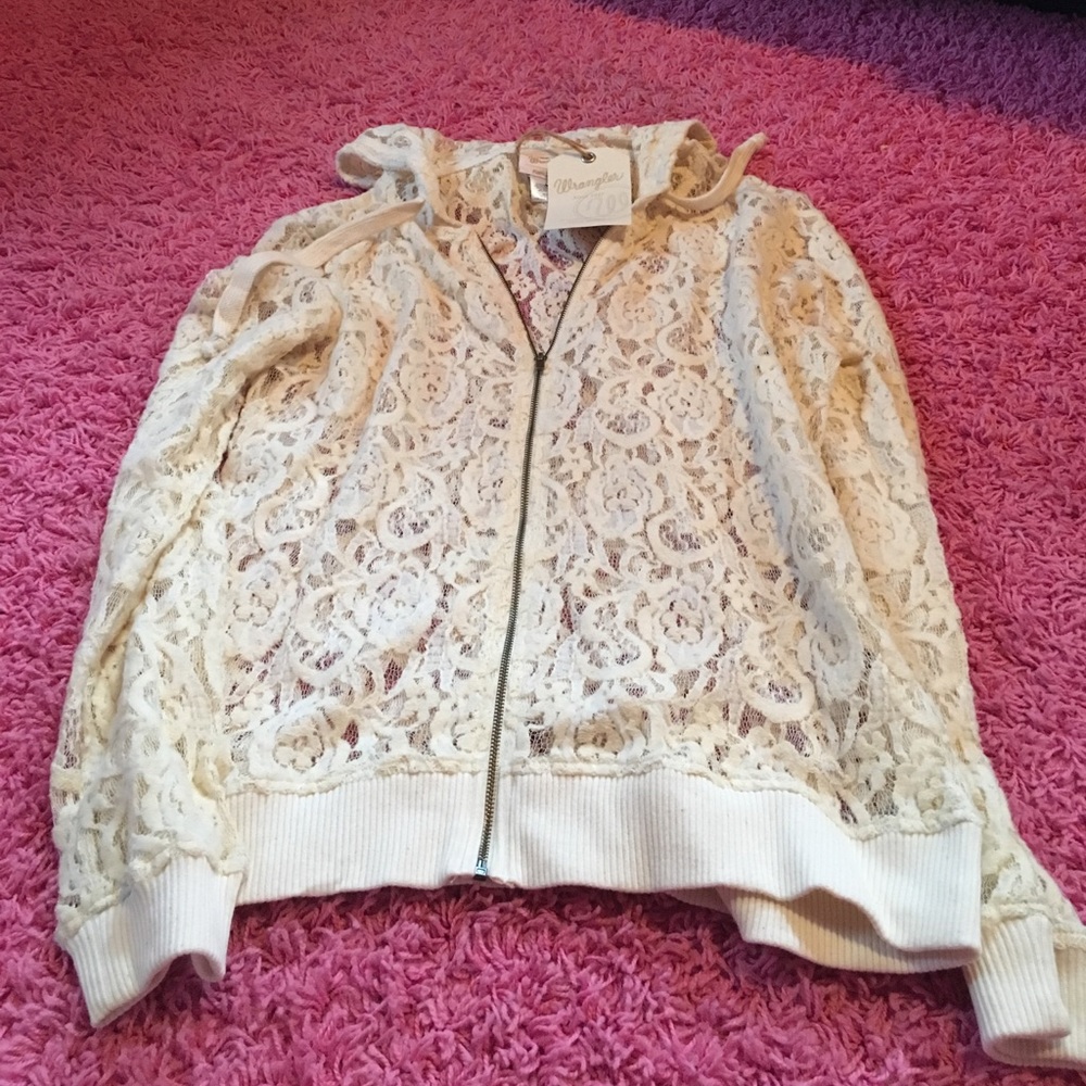 Wrangler size medium lace zip up