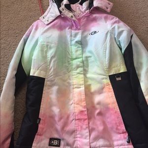 Rainbow snow jacket