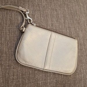 Authentic Gold Coach Wristlet