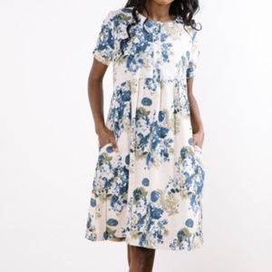 Skylee Floral Button Down Dress