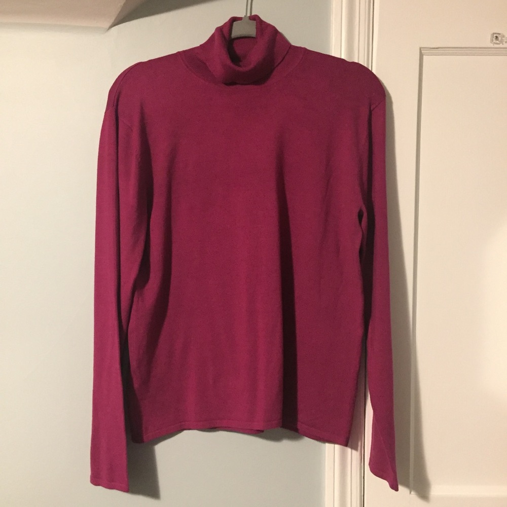 Soft Fuchsia Turtle Neck Chico’s