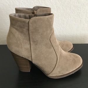 Taupe Ankle Booties