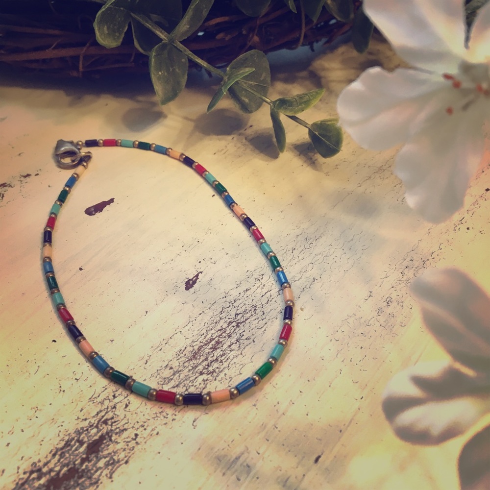 Rainbow Anklet