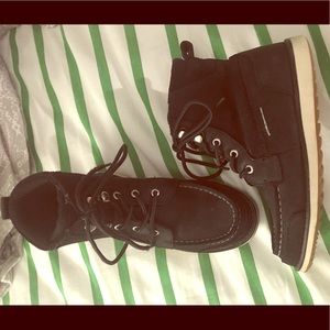 Boys Black Sperry Boots