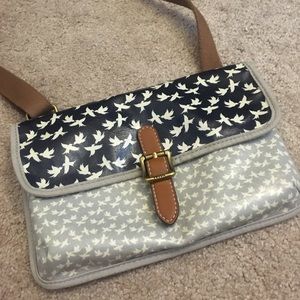 Fossil Bird Crossbody Purse