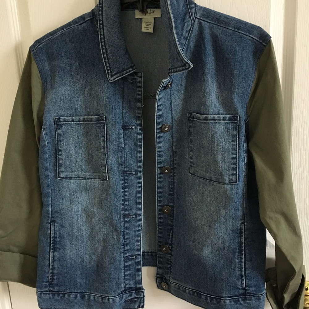 Style & Co Cotton Denim  Jacket