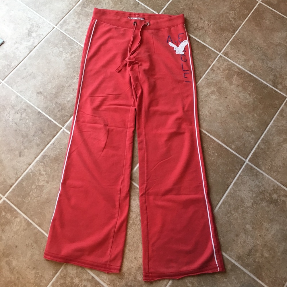 Orange American Eagle sweatpants