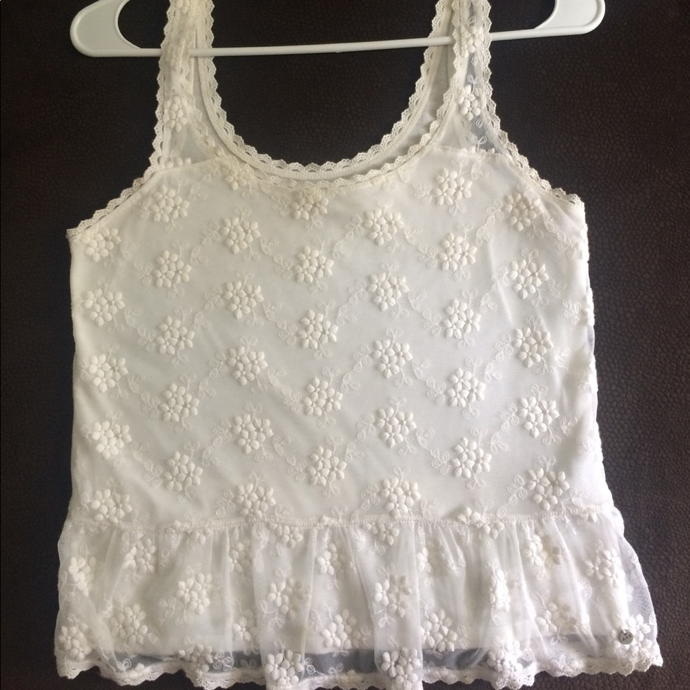 Flower lace top from Abercrombie and Fitch