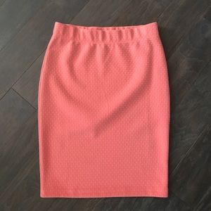 Coral BR Pencil Skirt