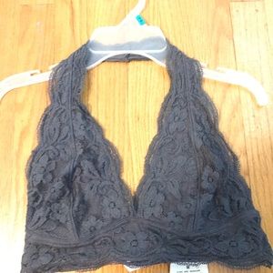 SOLD***Gray lace bralette