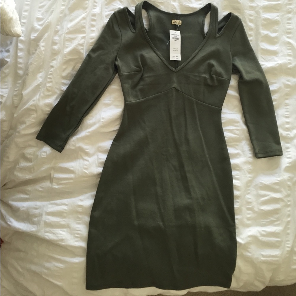 Green hollister dress