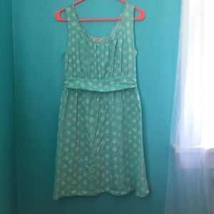 Mint Polka Dot Dress