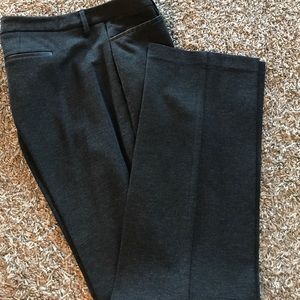 NYDJ Grey Flannel Straight Leg Dress Slacks Sz 28W