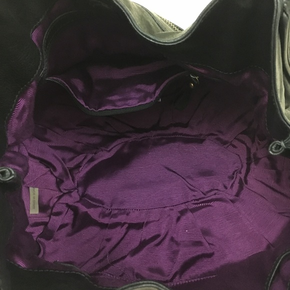 {NWOT} Isabella Fiore Black Leather Purse - Picture 6 of 7