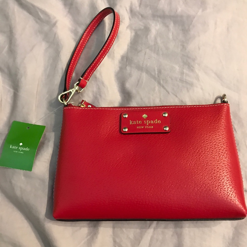 Kate Spade Linet Wellesley pill box red