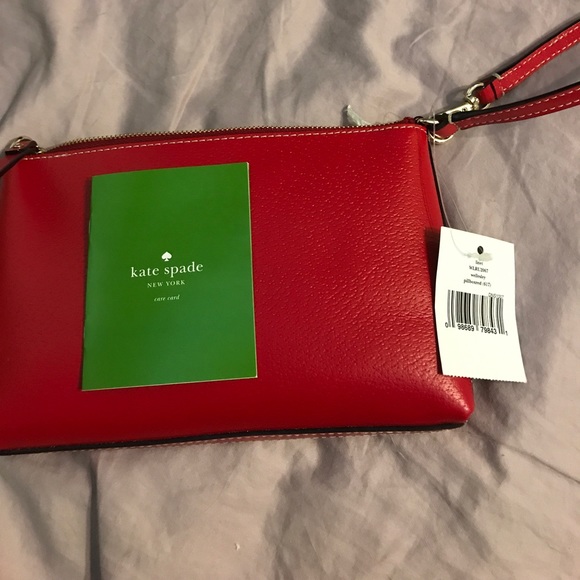 Kate Spade Linet Wellesley pill box red - Picture 5 of 5
