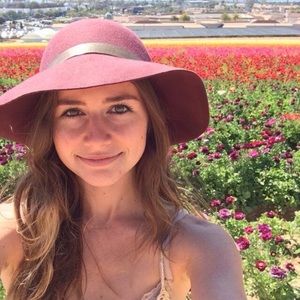 Roxy Maroon Floppy Hat