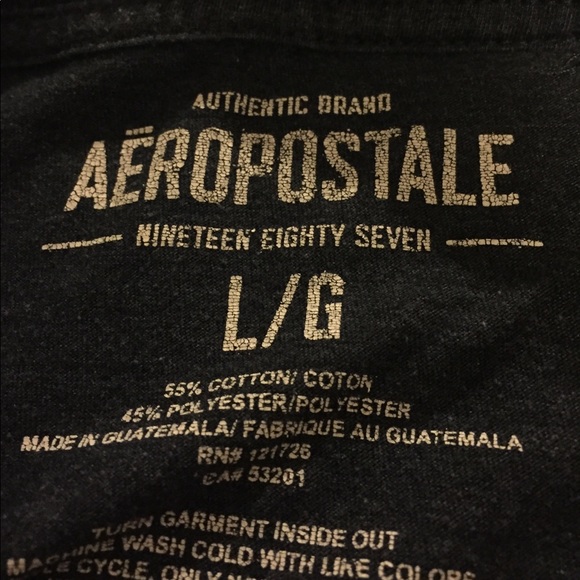 SOLD🔹•Aeropostale• Grey Tee - Picture 2 of 3