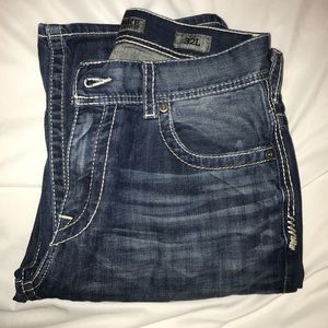 Men's Buckle Jeans