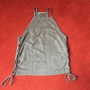 ARO side tie crop top