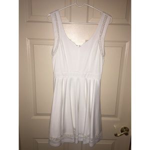 Short white formal dress