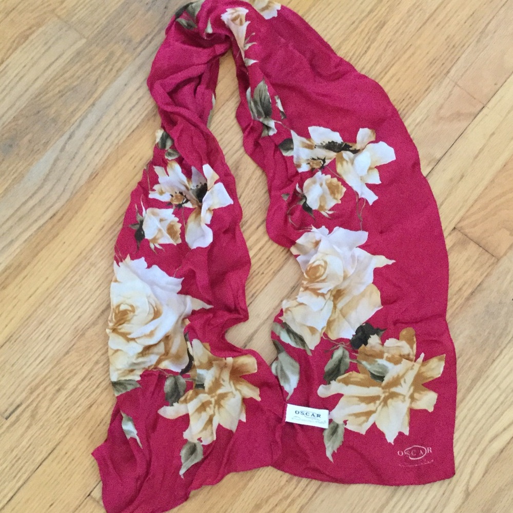 Oscar de la Renta Silk Scarf