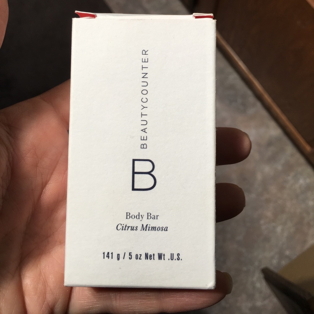 Beauty Counter citrus body bar.
