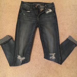 High-Rise AE jeggings 0